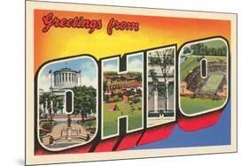 Greetings from Ohio-null-Mounted Art Print