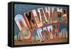 Greetings from Oklahoma City, Oklahoma-null-Framed Stretched Canvas