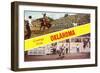 Greetings from Oklahoma, Rodeo Views-null-Framed Art Print