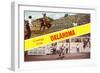 Greetings from Oklahoma, Rodeo Views-null-Framed Art Print