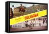 Greetings from Oklahoma, Rodeo Views-null-Framed Stretched Canvas