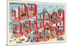 Greetings from Old Orchard Beach, Maine-null-Mounted Art Print