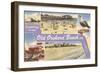 Greetings from Old Orchard Beach, Maine-null-Framed Art Print