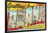 Greetings from Omaha, Nebraska-null-Framed Art Print