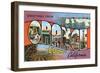 Greetings from Orange County, California-null-Framed Art Print