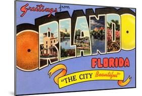 Greetings from Orlando, Florida-null-Mounted Art Print