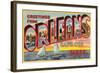 Greetings from Orleans, Mass.-null-Framed Art Print