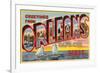 Greetings from Orleans, Mass.-null-Framed Premium Giclee Print