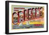 Greetings from Orleans, Mass.-null-Framed Art Print