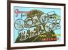 Greetings from Osage Beach, Missouri-null-Framed Art Print