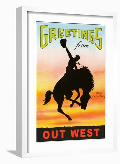 Greetings from Out West-null-Framed Art Print