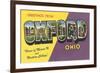 Greetings from Oxford, Ohio-null-Framed Premium Giclee Print