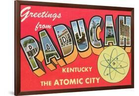 Greetings from Paducah, Kentucky, the Atomic City-null-Framed Giclee Print