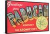 Greetings from Paducah, Kentucky, the Atomic City-null-Framed Stretched Canvas