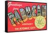 Greetings from Paducah, Kentucky, the Atomic City-null-Framed Stretched Canvas