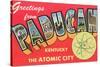 Greetings from Paducah, Kentucky, the Atomic City-null-Stretched Canvas