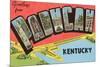 Greetings from Paducah, Kentucky-null-Mounted Premium Giclee Print