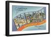 Greetings from Palisades Park-null-Framed Art Print