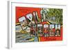 Greetings from Palm Beach, Florida-null-Framed Art Print