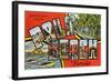 Greetings from Palm Beach, Florida-null-Framed Art Print