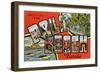 Greetings from Palm Beach, Florida-null-Framed Art Print