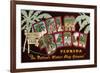 Greetings from Palm Beach, Florida-null-Framed Premium Giclee Print