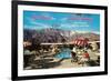 Greetings from Palm Springs-null-Framed Art Print