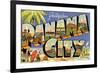Greetings from Panama City, Florida-null-Framed Premium Giclee Print