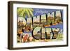 Greetings from Panama City, Florida-null-Framed Art Print