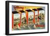 Greetings from Paris, Texas-null-Framed Art Print