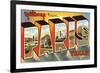 Greetings from Paris, Texas-null-Framed Premium Giclee Print