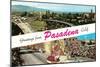 Greetings from Pasadena, California-null-Mounted Art Print