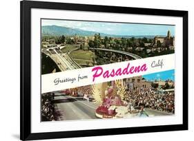 Greetings from Pasadena, California-null-Framed Art Print