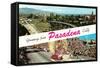 Greetings from Pasadena, California-null-Framed Stretched Canvas