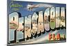 Greetings from Pensacola, Florida-null-Mounted Art Print