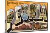 Greetings from Peoria, Illinois-null-Mounted Art Print