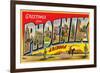 Greetings from Phoenix, Arizona-null-Framed Art Print