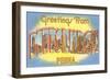 Greetings from Pittsburg, Western Pennsylvania-null-Framed Art Print