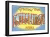 Greetings from Pittsburg, Western Pennsylvania-null-Framed Art Print