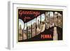 Greetings from Pittsburgh, Pennsylvania-null-Framed Art Print