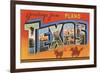 Greetings from Plano, Texas-null-Framed Art Print
