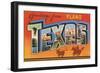 Greetings from Plano, Texas-null-Framed Art Print