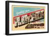 Greetings from Plattsburg, New York-null-Framed Art Print