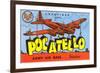 Greetings from Pocatelo, Army Base, Idaho-null-Framed Art Print