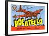 Greetings from Pocatelo, Army Base, Idaho-null-Framed Art Print