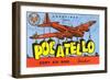 Greetings from Pocatelo, Army Base, Idaho-null-Framed Art Print