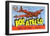 Greetings from Pocatelo, Army Base, Idaho-null-Framed Art Print