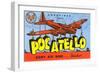 Greetings from Pocatelo, Army Base, Idaho-null-Framed Art Print