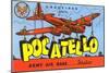 Greetings from Pocatelo, Army Base, Idaho-null-Mounted Art Print