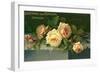 Greetings from Portland, Oregon, Roses-null-Framed Art Print